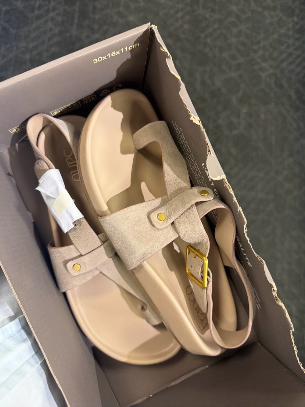 Women’s Neutral Beige Slingback Sandals - Comfortable Everyday Style